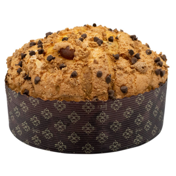 Panettone pesca, amaretti e cioccolato | Panificio Alinovi